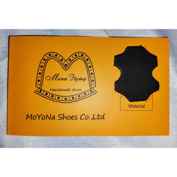 Mona Flying Handmade Shoes Leather Perforated Oxfords Brogue Derby Size 6.5 - Picture 9 of 9